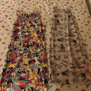 Shein Colorful Abstract Print Dress (2)